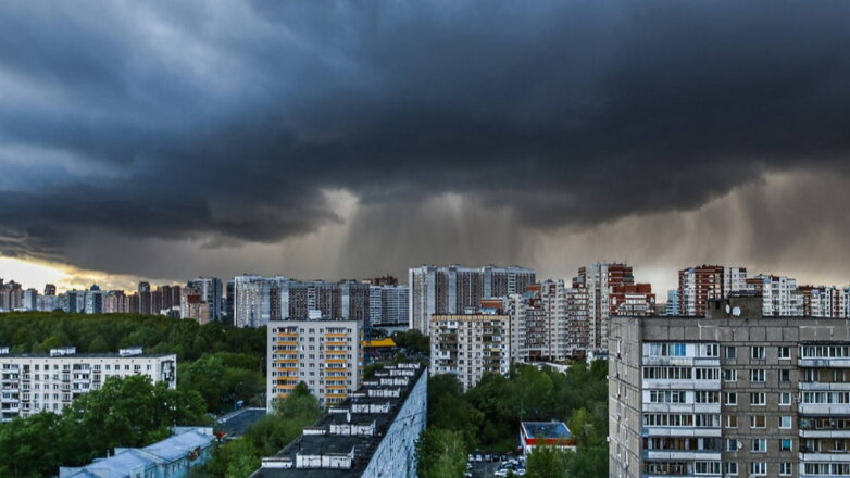 Более четверти месячной нормы осадков выпало в Москве за 2 часа