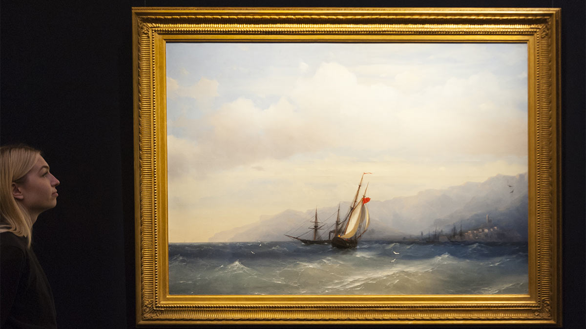 Картина "Побережье Ялты" Ивана Айвазовского