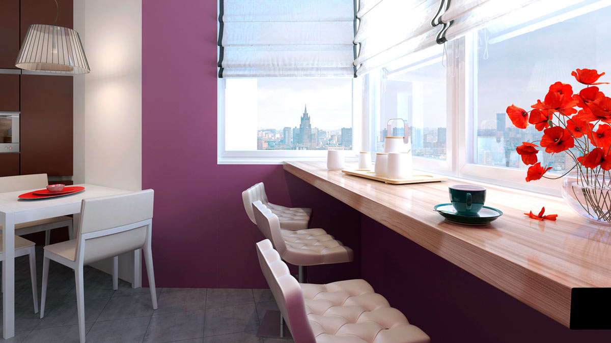 Столешница вместо подоконника