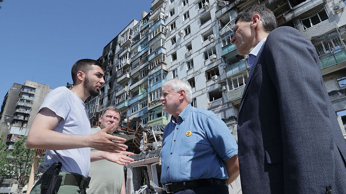 Сергей Миронов в Мариуполе