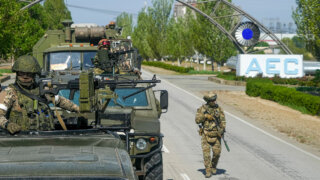 Военные РФ сбили украинский беспилотник рядом с Запорожской АЭС