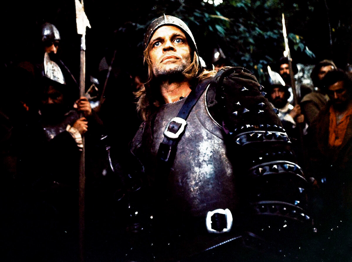 Клаус Кински в фильме "Агирре, гнев Божий"