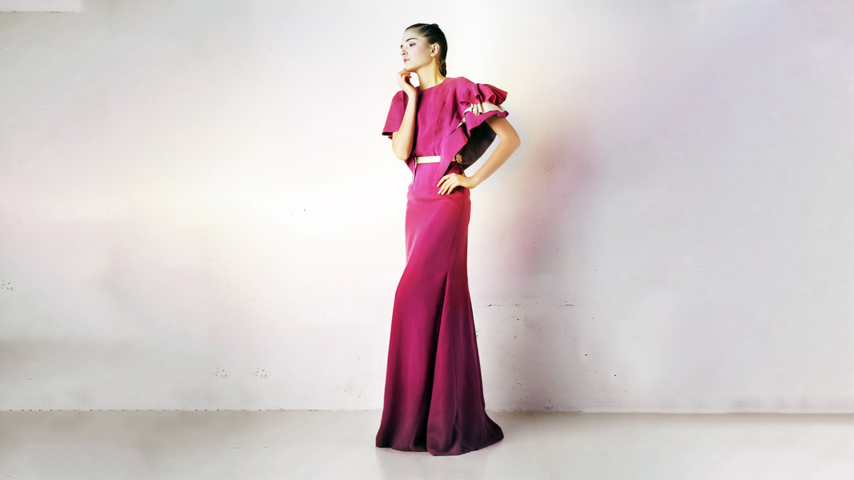 Ультрадлинное платье