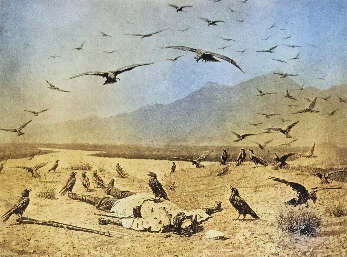 Картина Василия Верещагина "Забытый"