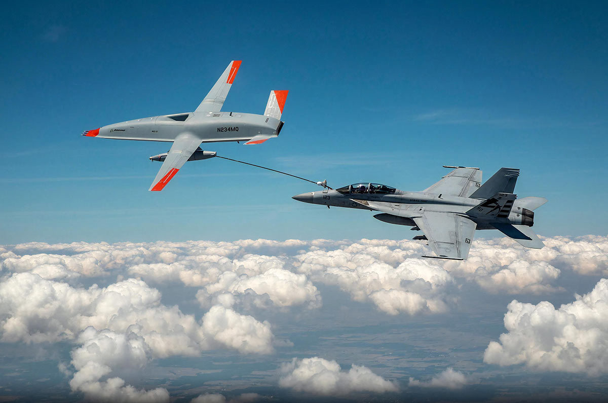 Беспилотный летательный аппарат Boeing MQ-25 T1