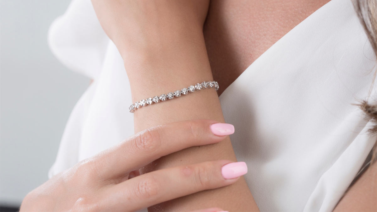 Теннисный браслет