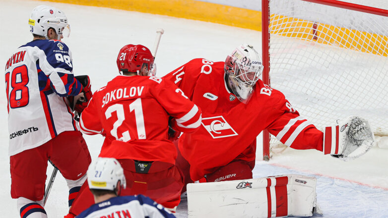 ЦСКА обыграл "Спартак" в матче Континентальной хоккейной лиги