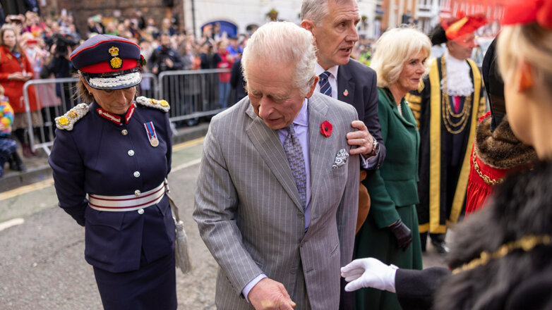 Мужчину, бросавшего яйца в короля Карла III, выпустили под залог