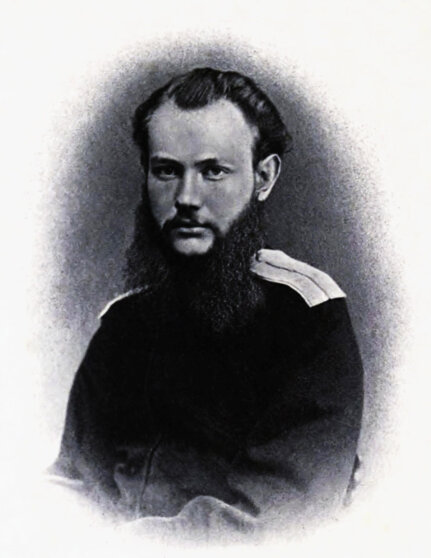 Петр Кропоткин во время службы в армии