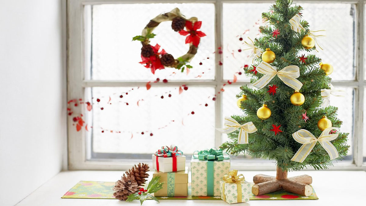 Минималистичный новогодний декор