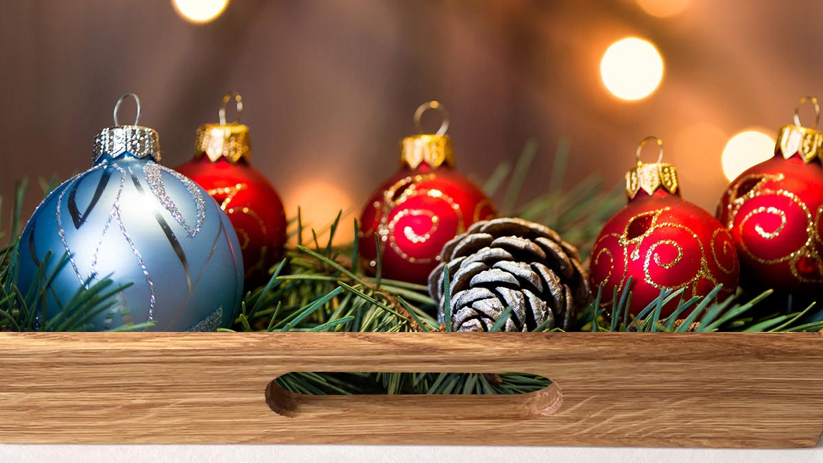 Минималистичный новогодний декор
