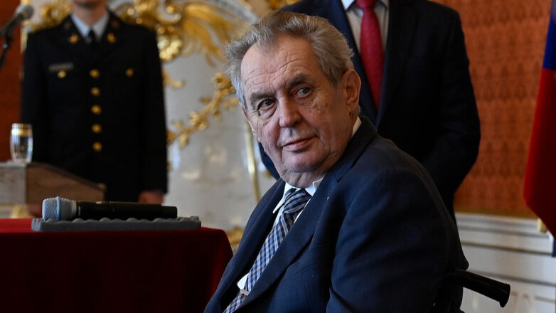 Президент Чехии пересмотрел подход к сотрудничеству с Россией из-за ситуации на Украине