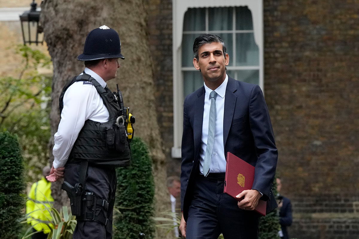 Премьер-министр Великобритании Риши Сунак