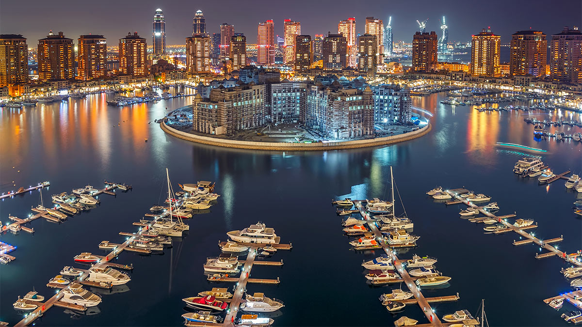 «Жемчужный остров» между Лусаилом и Дохой, Катар