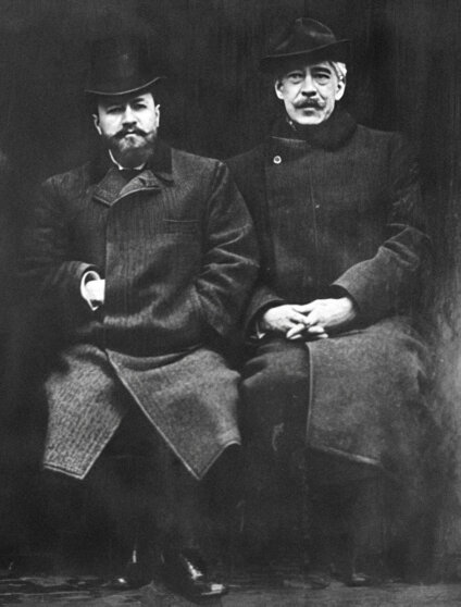 Создатели МХТ В.Немирович-Данченко и К.Станиславский