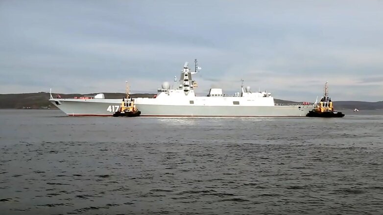 Фрегат "Адмирал Горшков" провел учение в Норвежском море