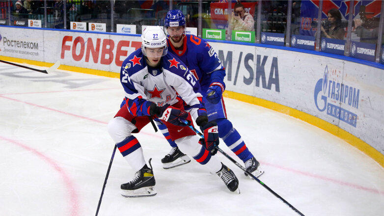 ЦСКА проиграл СКА и потерпел третье поражение подряд в КХЛ