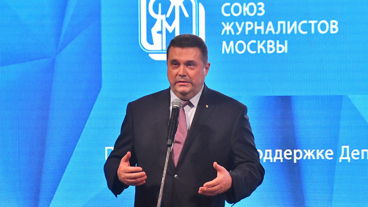 Глава Союза журналистов России Владимир Соловьев