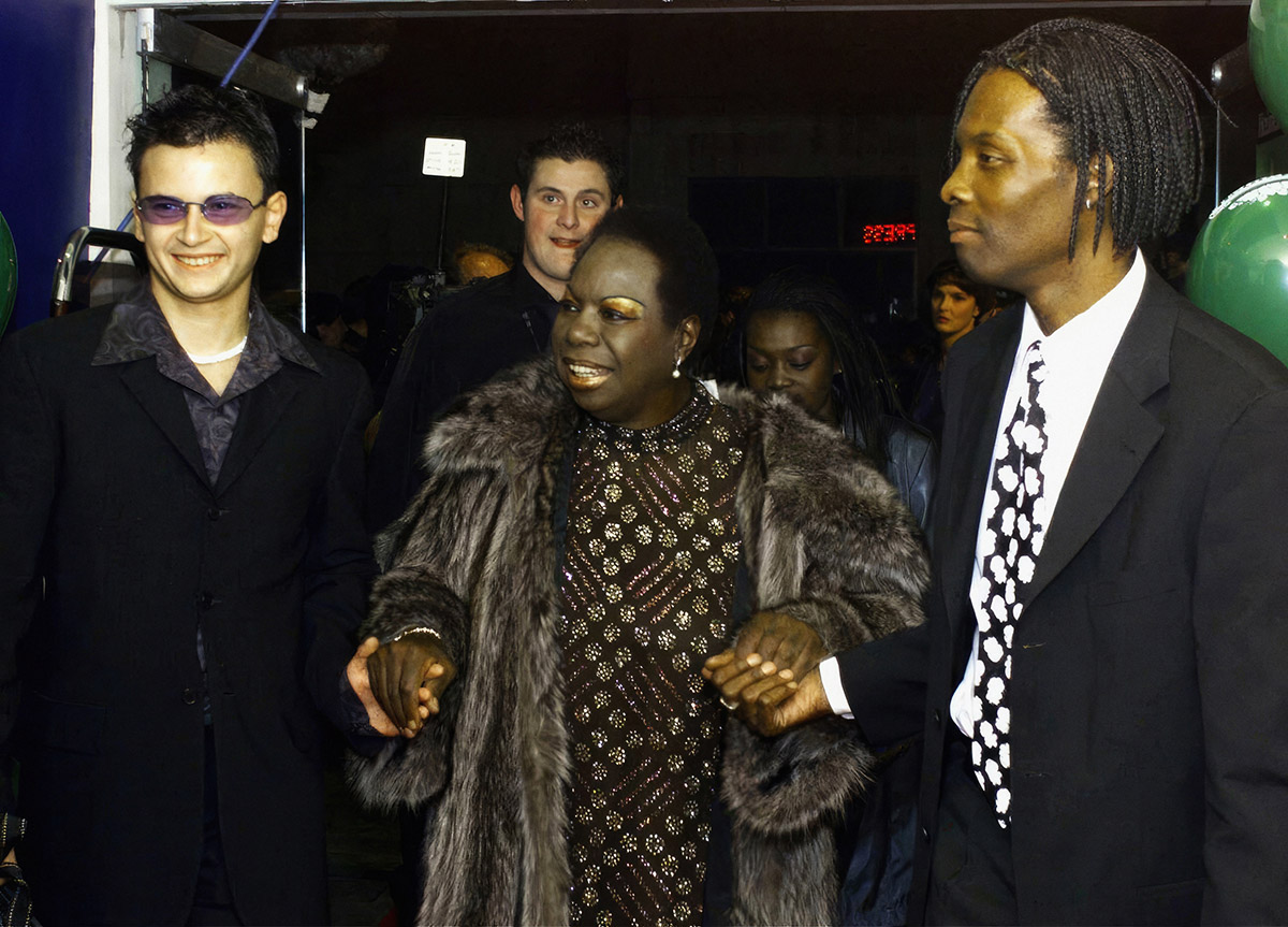 Нина Симон на церемонии вручения премии Heineken / Hot Press Awards в Дублине