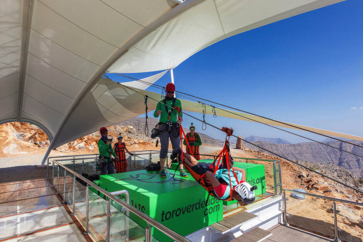 Самый длинный на планете зиплайн находится в эмирате Рас-эль-Хайма