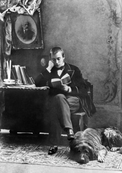 Композитор, пианист, дирижер Сергей Рахманинов в молодости