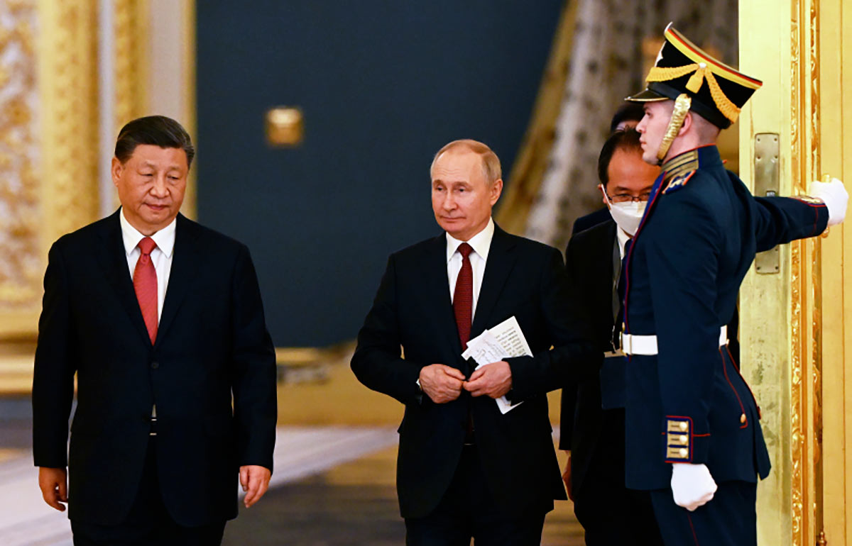 Председатель КНР Си Цзиньпин и президент РФ Владимир Путин