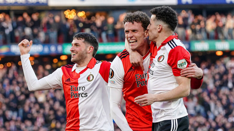 "Фейеноорд" обыграл "Рому" в первом матче 1/4 финала плей-офф Лиги Европы