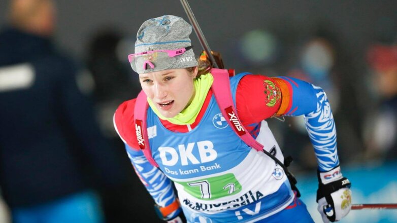 Казакевич выиграла масс-старт на чемпионате России по биатлону