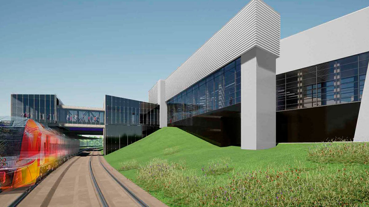 Проект станции метро «Крымская» Троицкой линии на карте