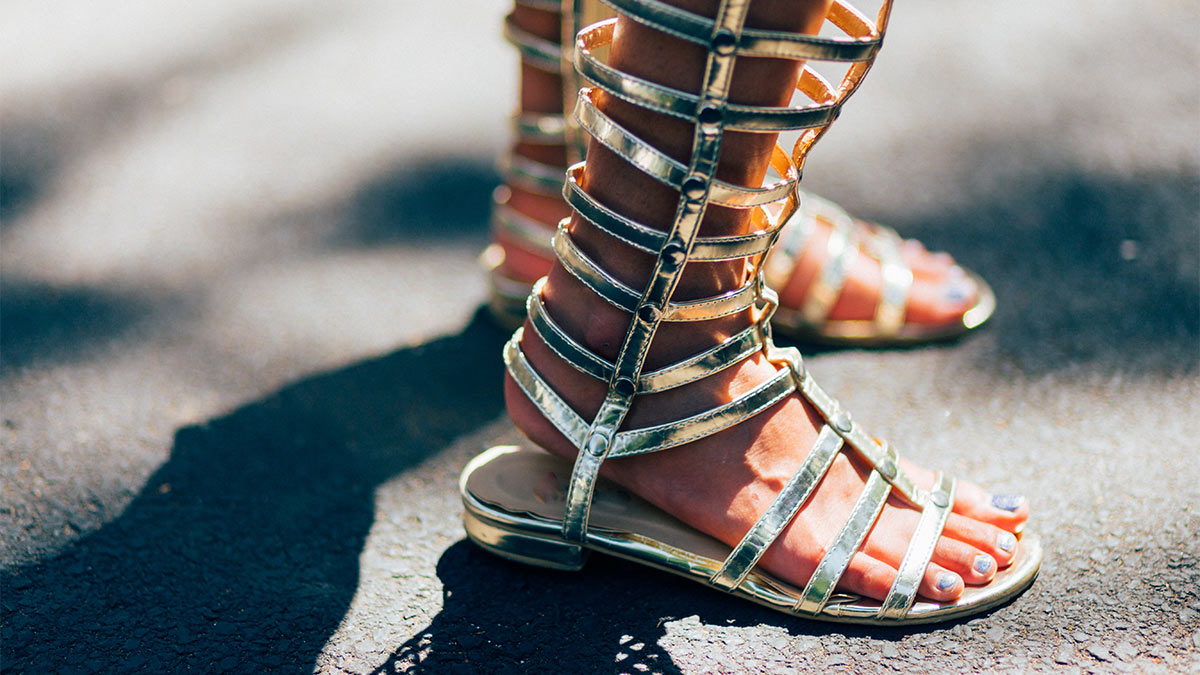 Сандалии гладиаторы