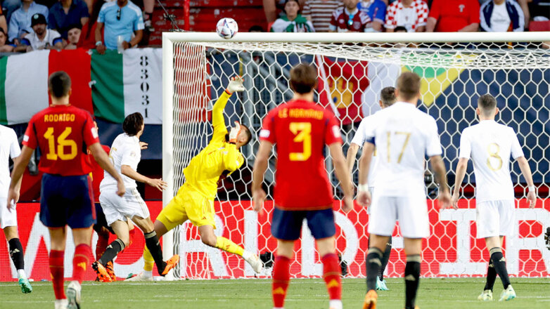 Сборная Испании победила команду Италии и вышла в финал Лиги наций