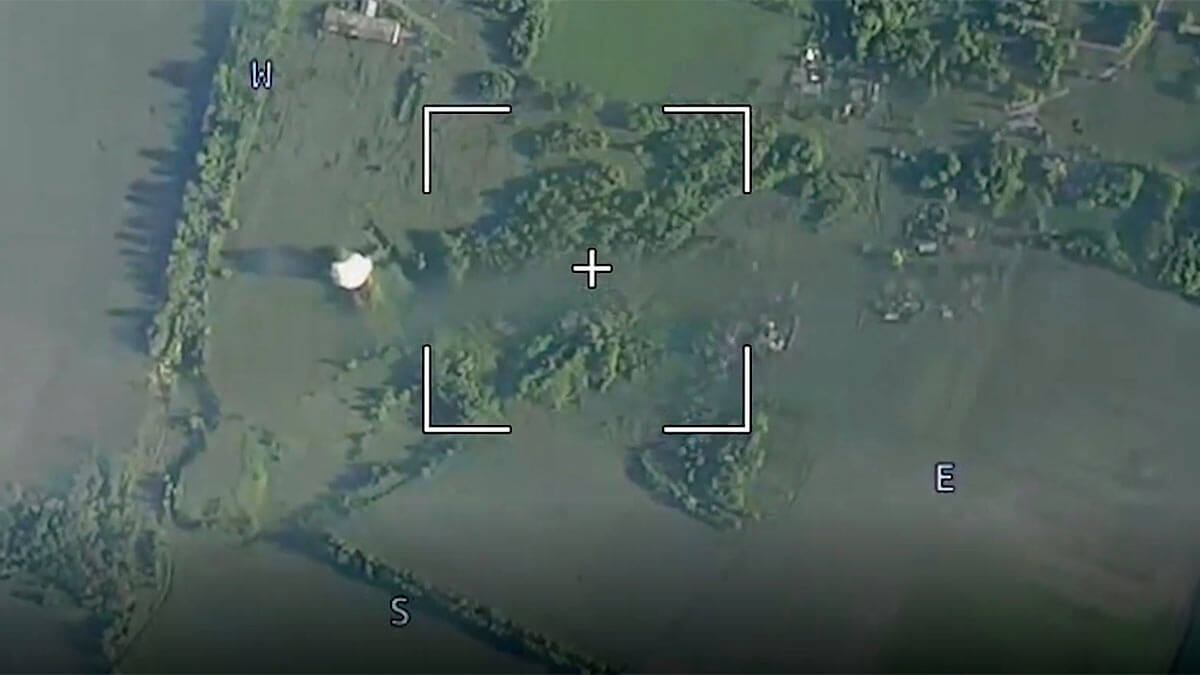 Кадры ударов по ВСУ, которые пытались проникнуть на территорию Белгородской области