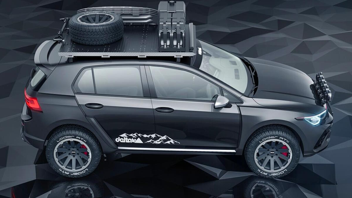 Volkswagen Golf R delta4x4 сбоку