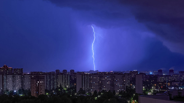 В Москве во вторник и среду ожидается гроза