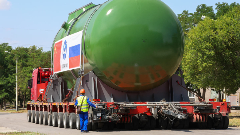 Завод "Атоммаш" отгрузил корпус ядерного реактора для АЭС "Сюйдапу"