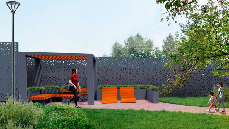 Москвичам рассказали о благоустройстве территории возле будущей станции "Поклонная" МЦД-4