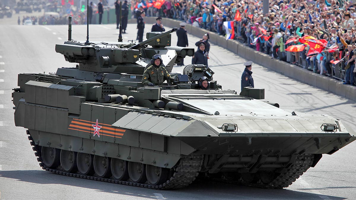 БМП Т-15 на базе гусеничной платформы "Армата"