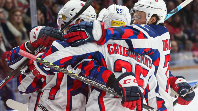 ЦСКА победил "Локомотив" в матче Континентальной хоккейной лиги