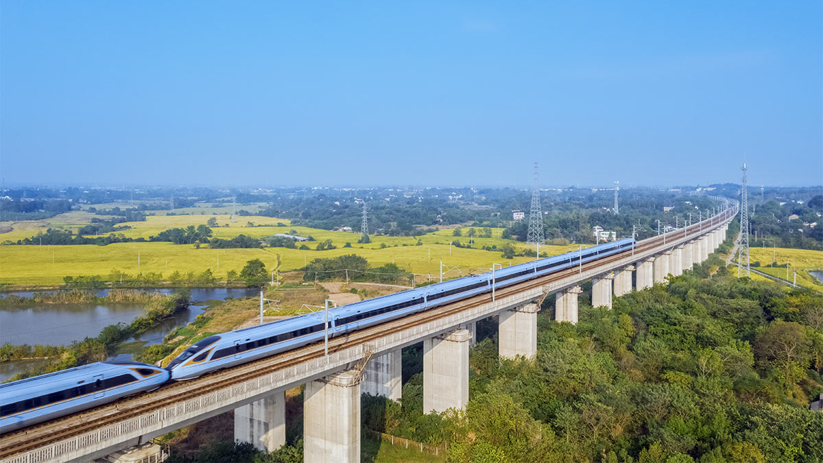 Высокоскоростной поезд в Китае
