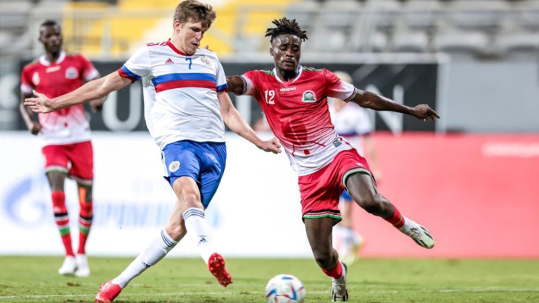 Сборная России по футболу сыграла вничью с командой Кении