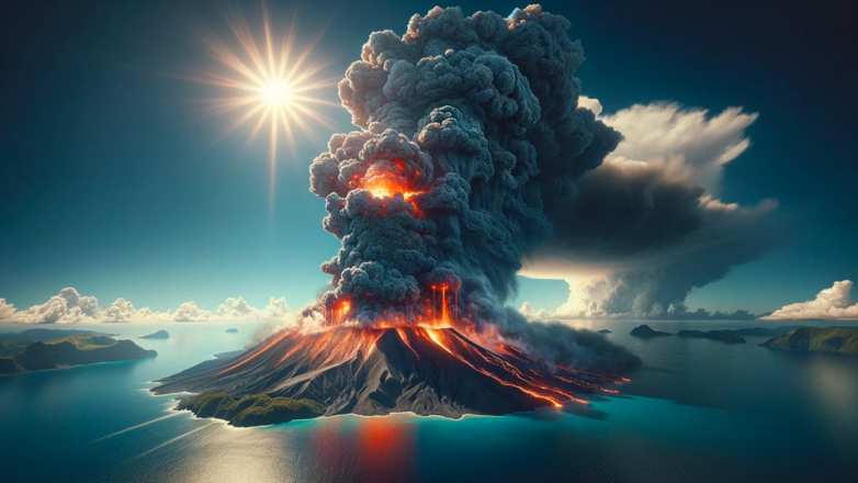 Раскаленная лава накрыла несколько домов города в Исландии