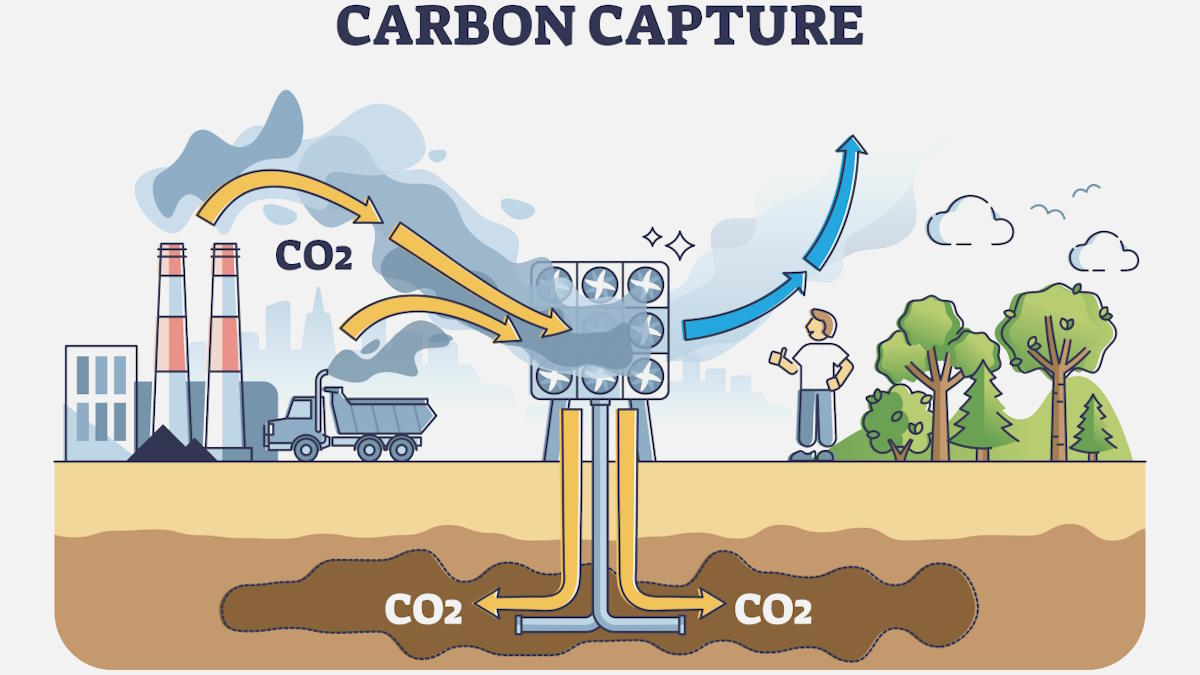 Захват и хранение углекислого газа в подземных полостях