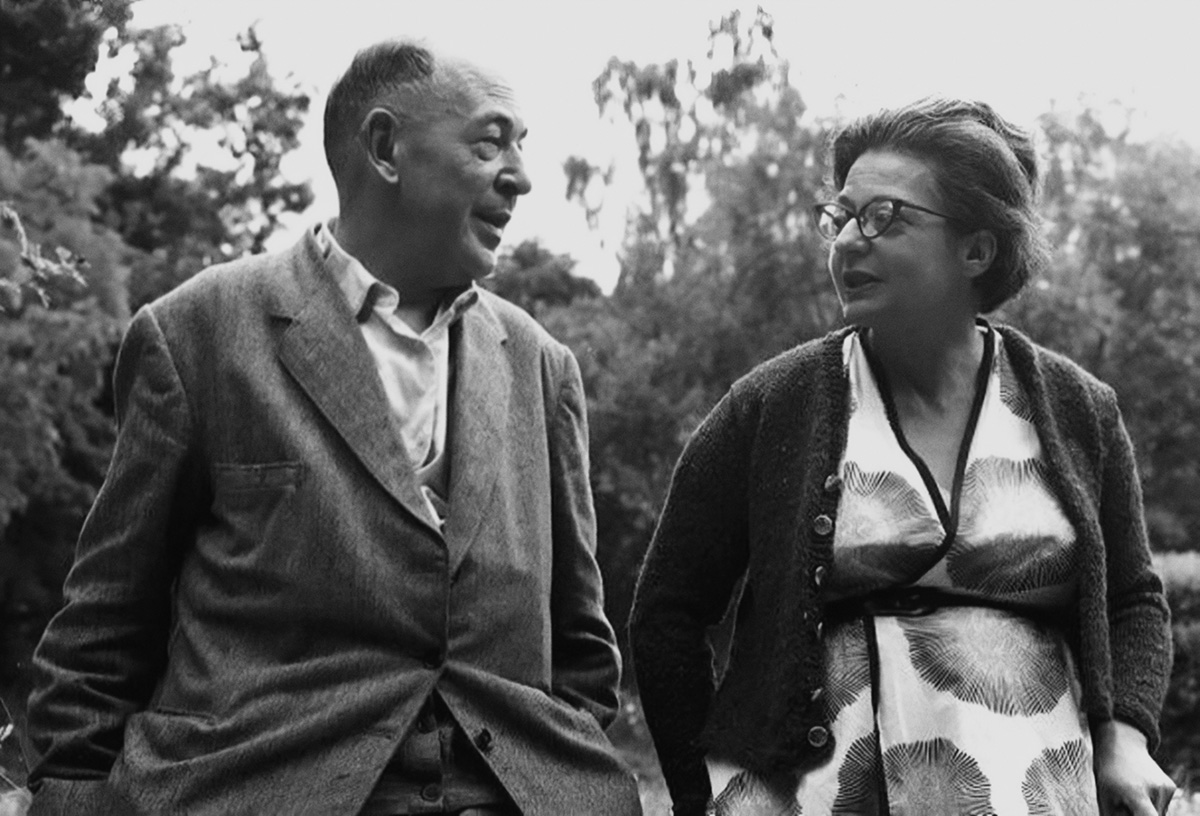 Клайв Стейплз Льюис и Джой Дэвидмен 1950-1960е г.