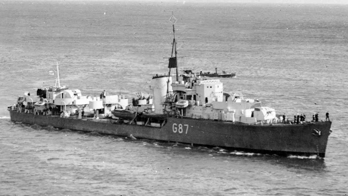 Британский эсминец "Лэнс"