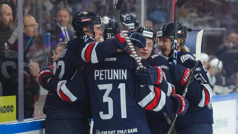 "Металлург" забросил 6 шайб в ворота "Спартака" в рамках КХЛ