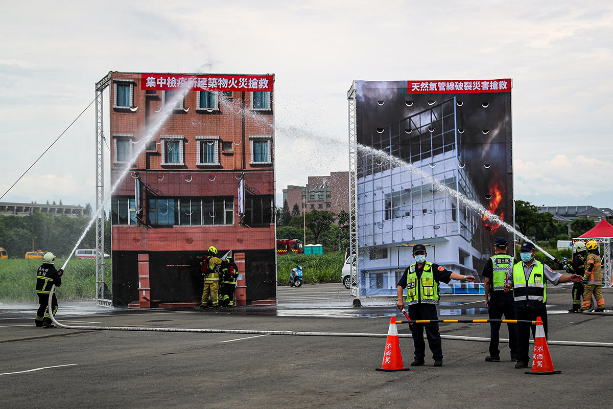 Учения по реагированию на чрезвычайные ситуации на Тайване