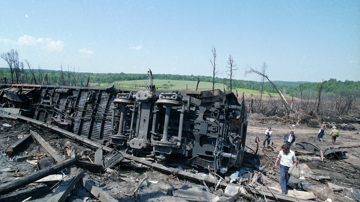 Железнодорожная катастрофа под Уфой