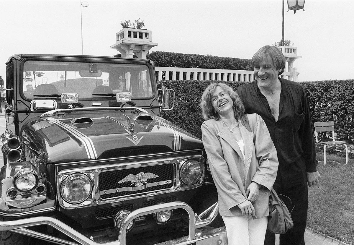 Актер Жерар Депардье со своей женой Элизабет