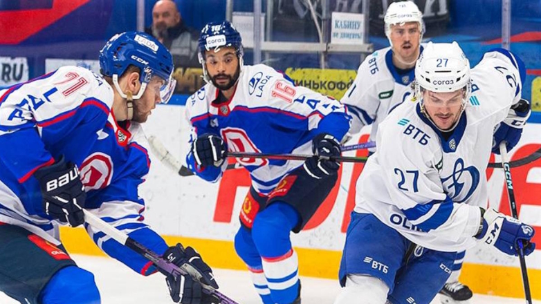 "Лада" крупно обыграла московский "Динамо" в рамках КХЛ