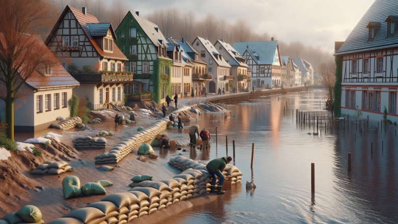 Паводки на реках угрожают в декабре многим городам в Германии